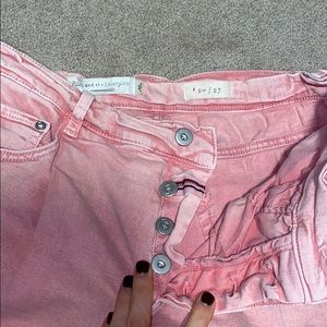 Pink Anthropologie Jeans